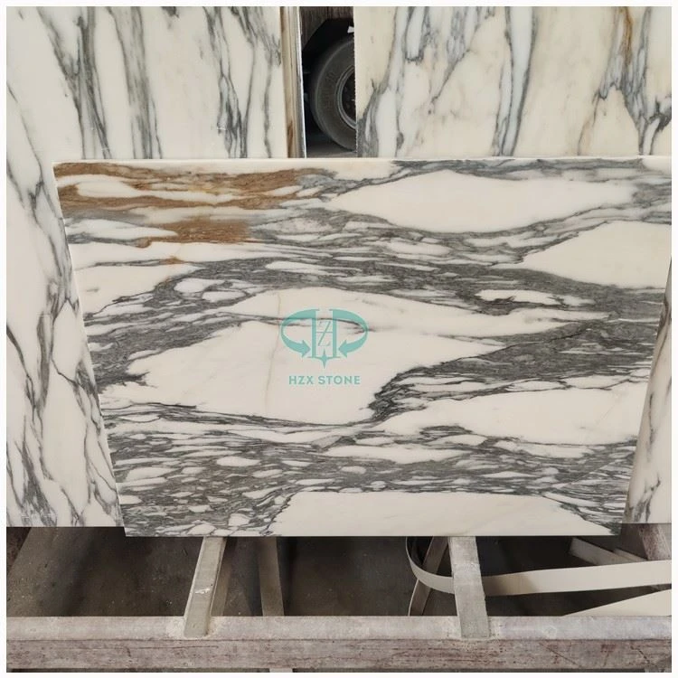 White Arabescato Marble Tiles