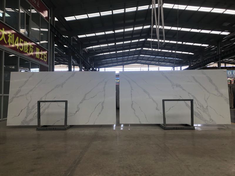 Calacatta White Quartz bookmatched.jpg Calacatta White Quartz bookmatched.jpg