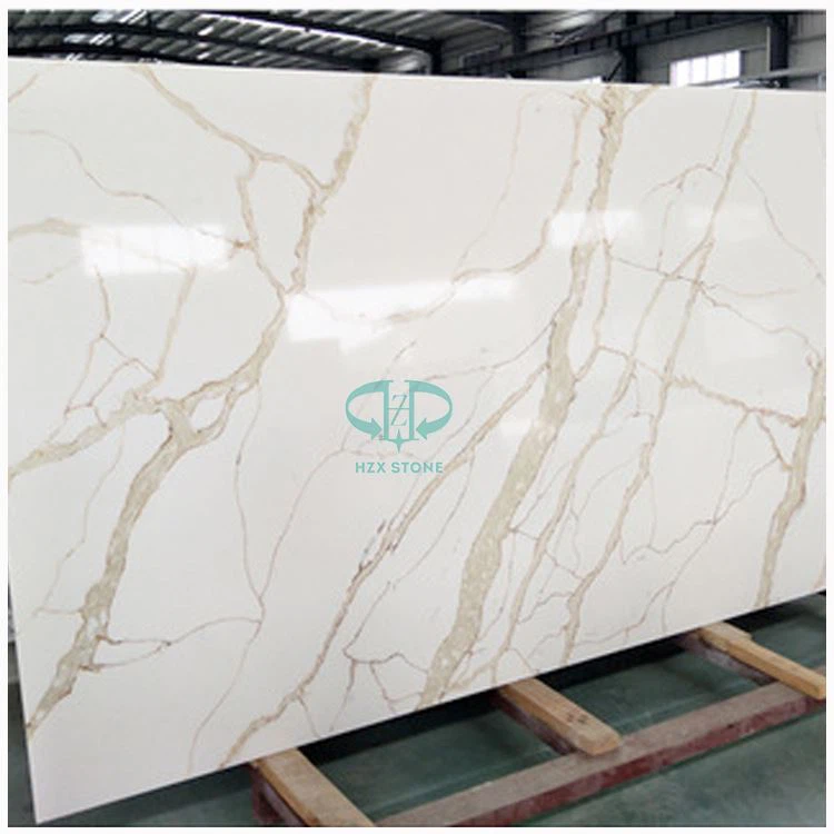 Calacatta Gold Quartz Kitchen Slabs