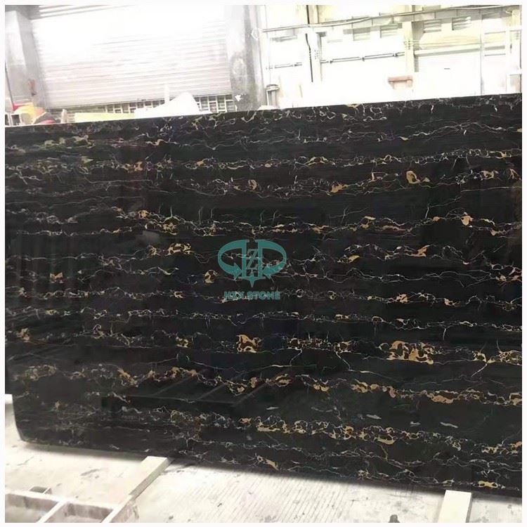 Golden Portoro Marble Slab