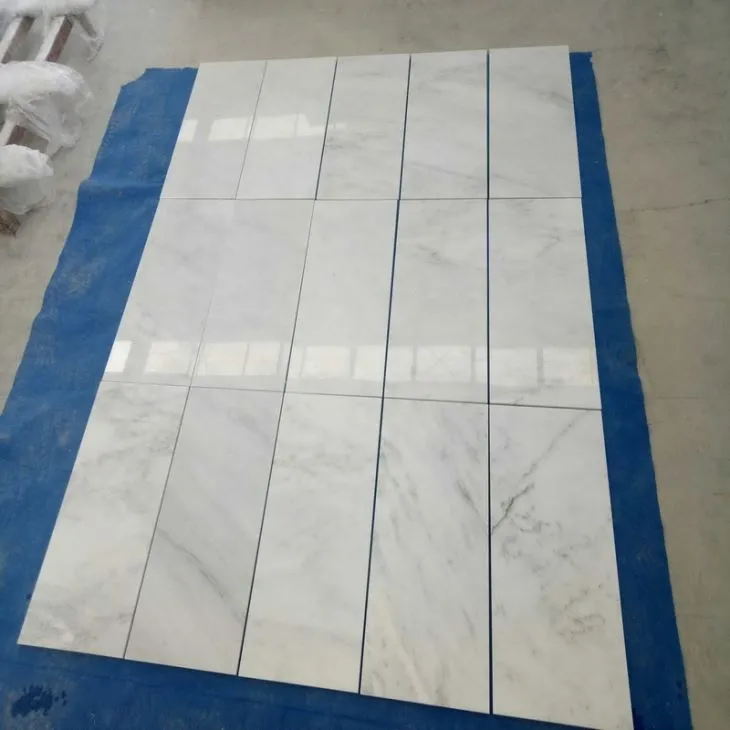white marble tile