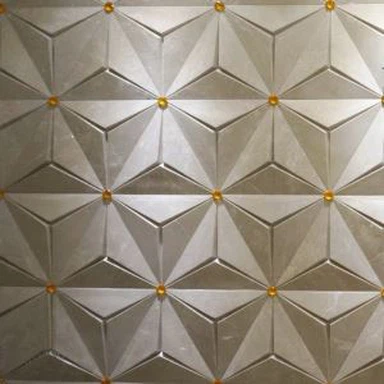 Padrão de parede de mármore CNC