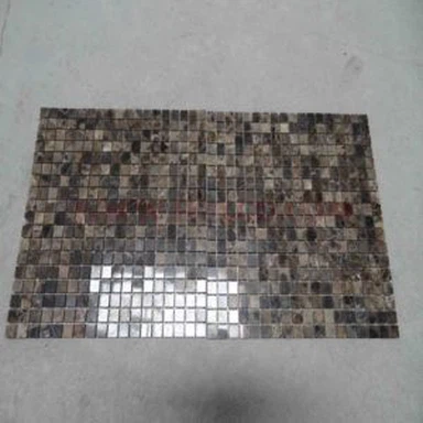 Mosaico de Mármore Emperador Escuro
