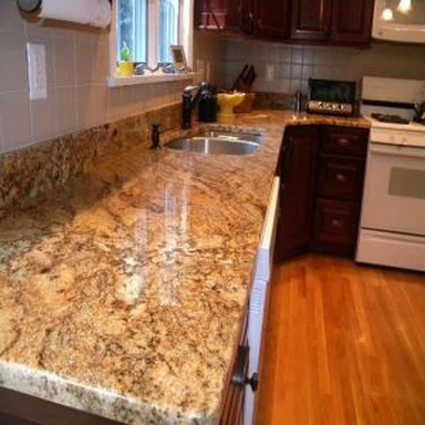 Bancada de Cristal Dourado