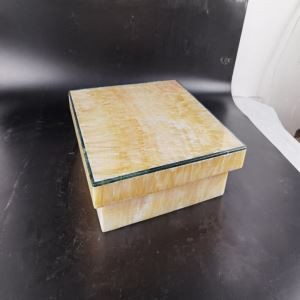 Honey Onyx Marble Box