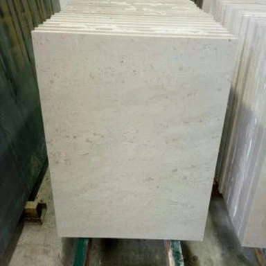 Azulejos de travertino branco prateado