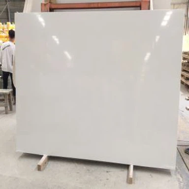 Laje de quartzo branco