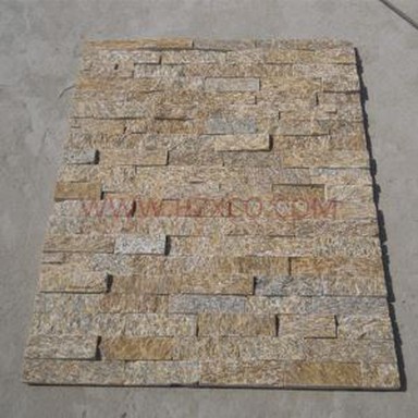 Painéis de quartzito tigre amarelo