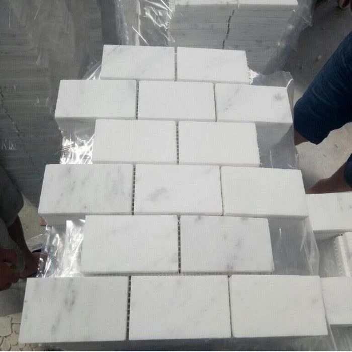 Statuary White Marble Mosaic Tile