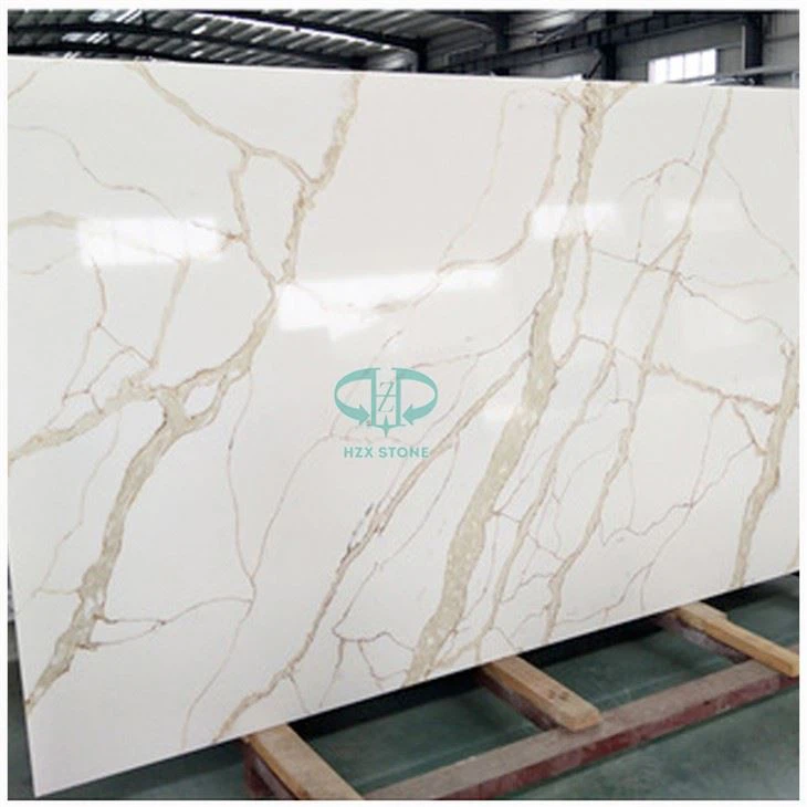 Calacatta Gold Quartz Kitchen Surface Solid