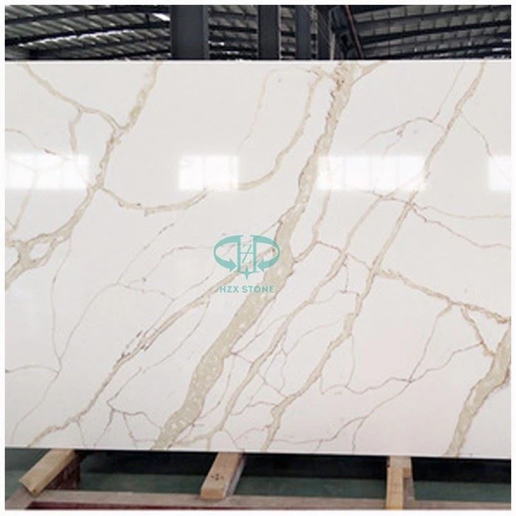 Calacatta Gold Quartz Kitchen Surface