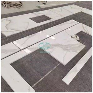 Calacatta White Marble Bancada