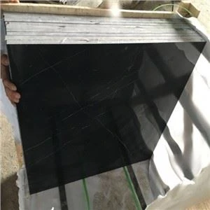 Azulejos de mármore China Black Marquina