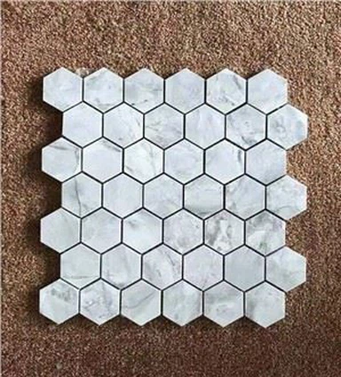 Mosaicos de dolomita superbranco