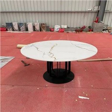 Mesa de Jantar de Pedra de Quartzo