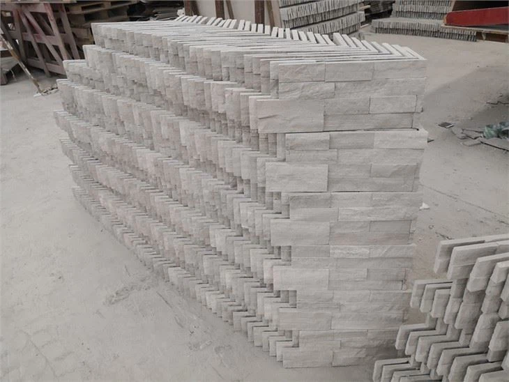 White Wooden Marble corner