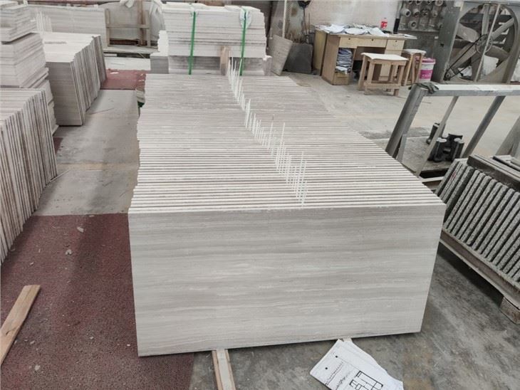 White Wooden Marble Honed