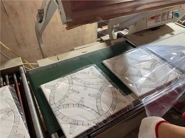 Carrara white mosaic