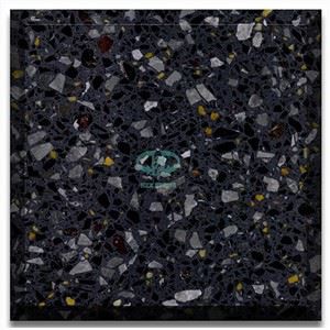 Telhas de Terrazzo Preto