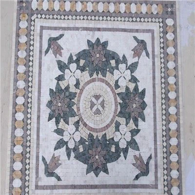 Design de mosaico de mármore