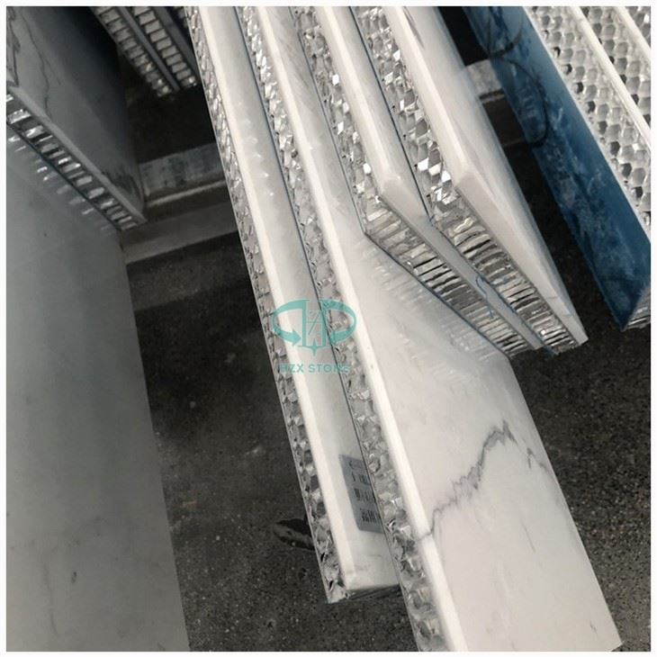 Statuario White Marble Aluminum Composite Tile