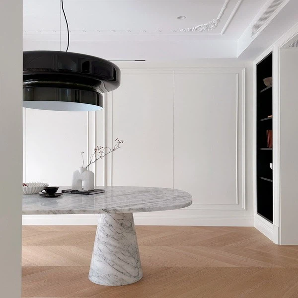 Carrara White Dinning Table