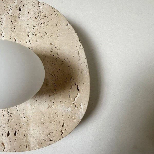 Travertine Wall Lamp